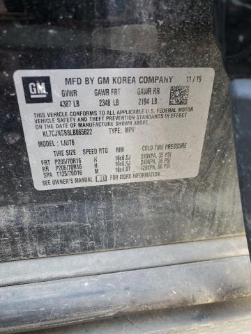 2020 CHEVROLET TRAX LS - KL7CJNSB8LB065822