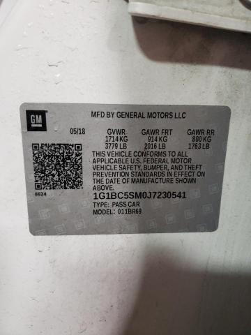 2018 CHEVROLET CRUZE LS - 1G1BC5SM0J7230541