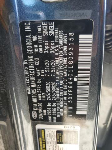 2020 KIA TELLURIDE - 5XYP64HC1LG093158