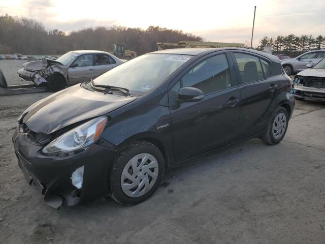 TOYOTA PRIUS C 2016 black  hybrid engine JTDKDTB37G1133235 photo #1