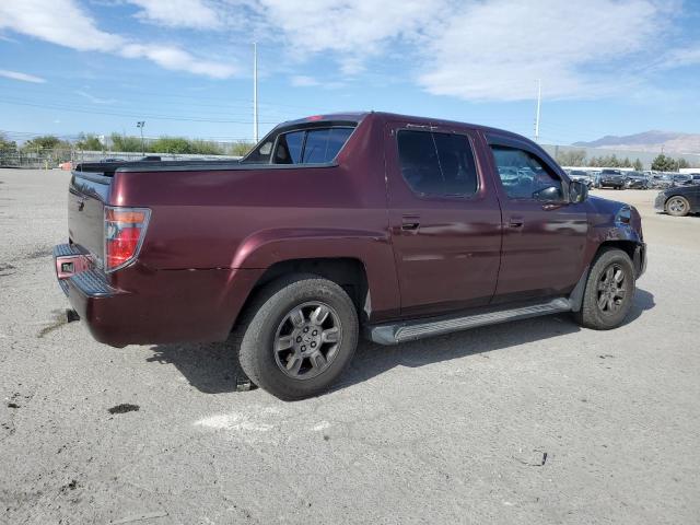 HONDA RIDGELINE 2007 burgundy  gas 2HJYK16507H521470 photo #4