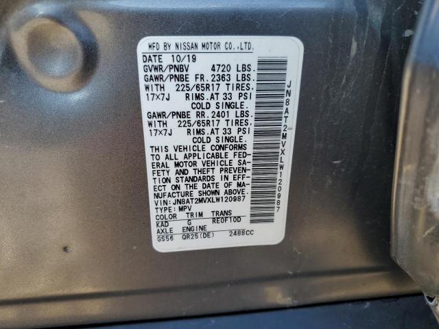 2020 NISSAN ROGUE S - JN8AT2MVXLW120987
