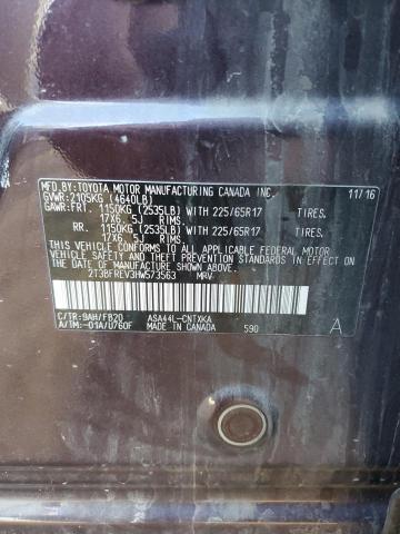 2017 TOYOTA RAV4 LE - 2T3BFREV3HW573563