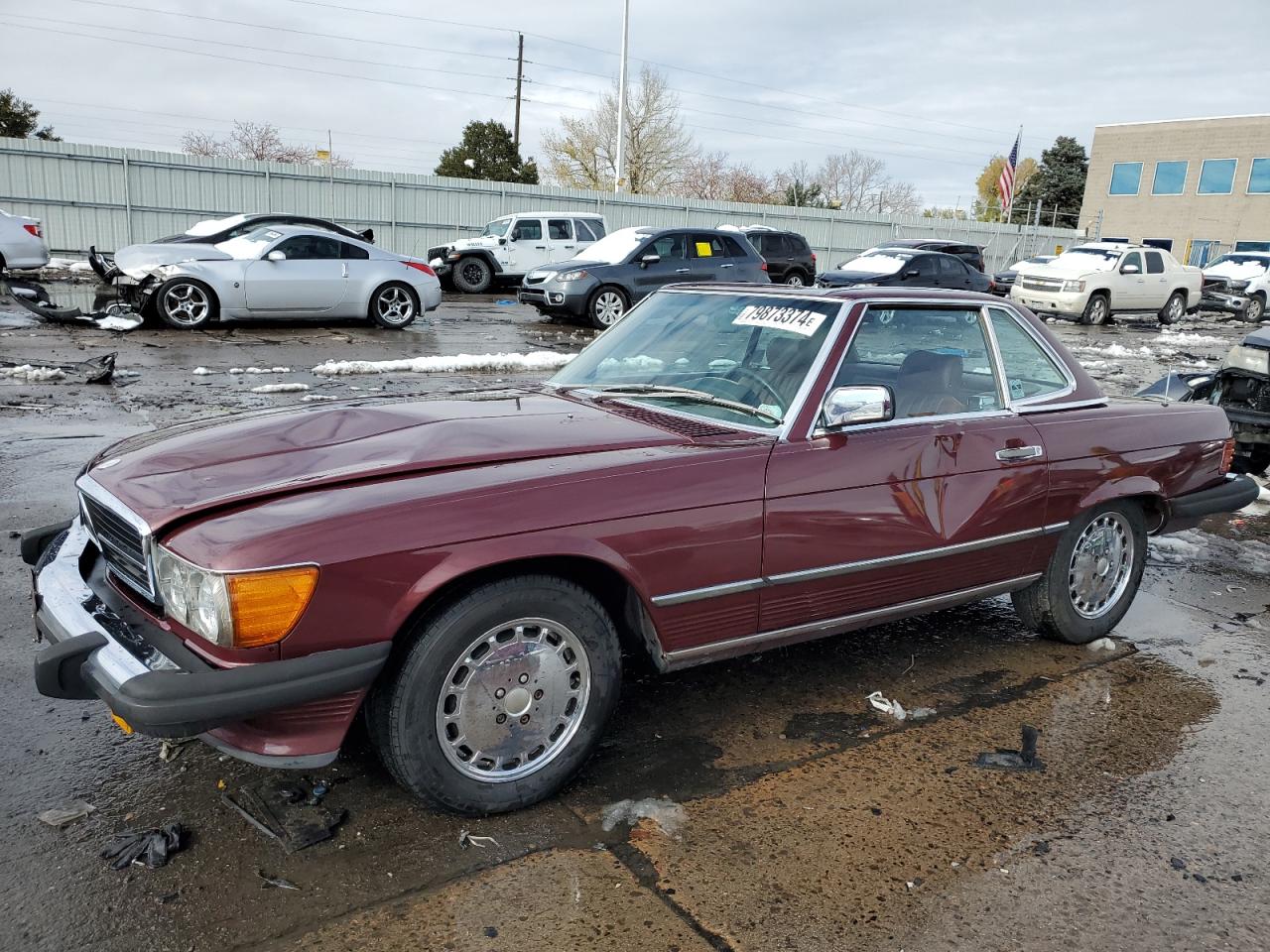 Lot #2974841252 1986 MERCEDES-BENZ 560 SL