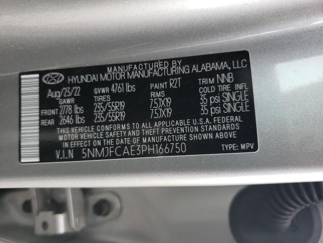 2023 HYUNDAI TUCSON 4D 5NMJFCAE3PH166750