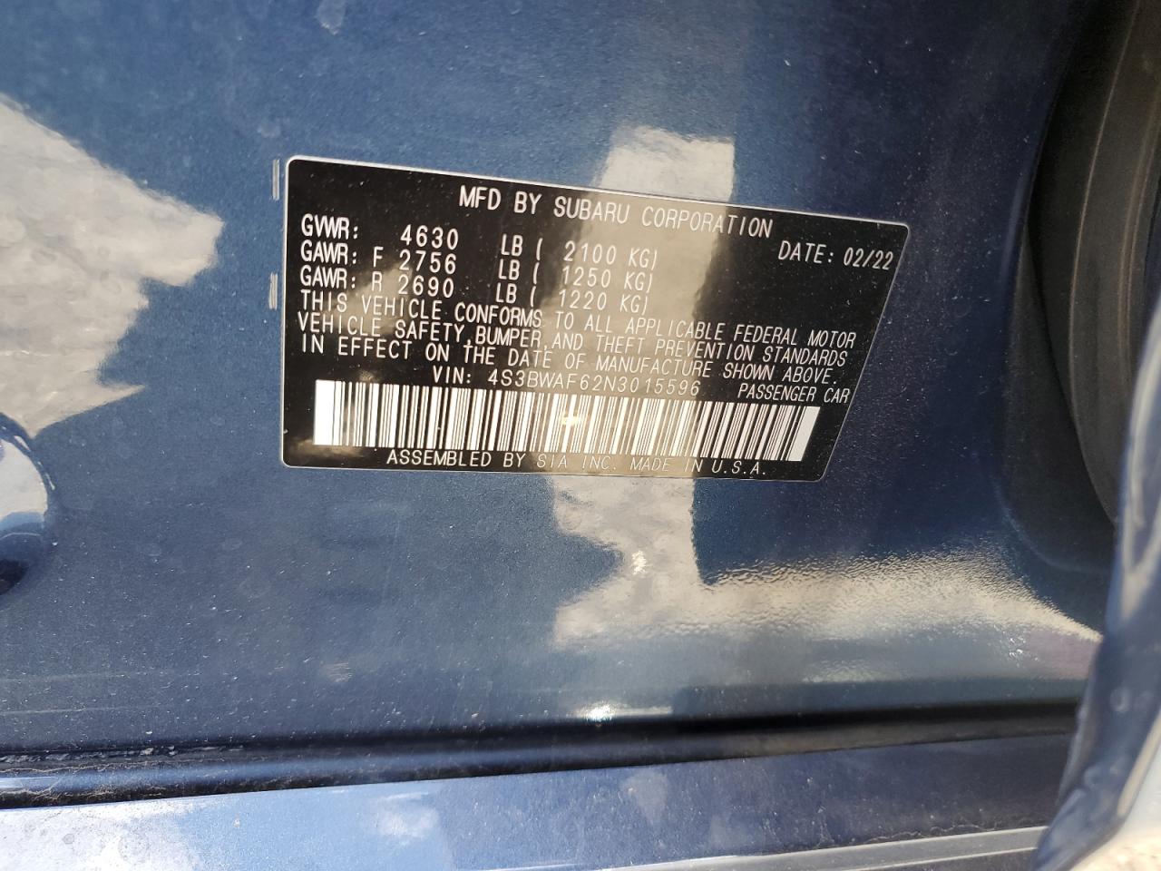 SUBARU LEGACY PREMIUM