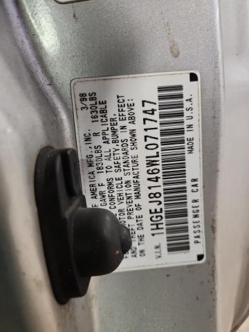 1998 HONDA CIVIC EX #3304766950