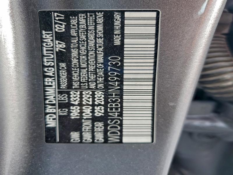 2017 MERCEDES-BENZ CLA 250 #3296990828