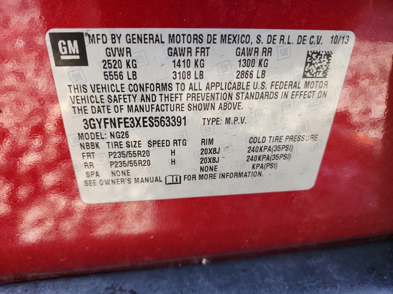 CADILLAC SRX PERFORMANCE COLLECTION