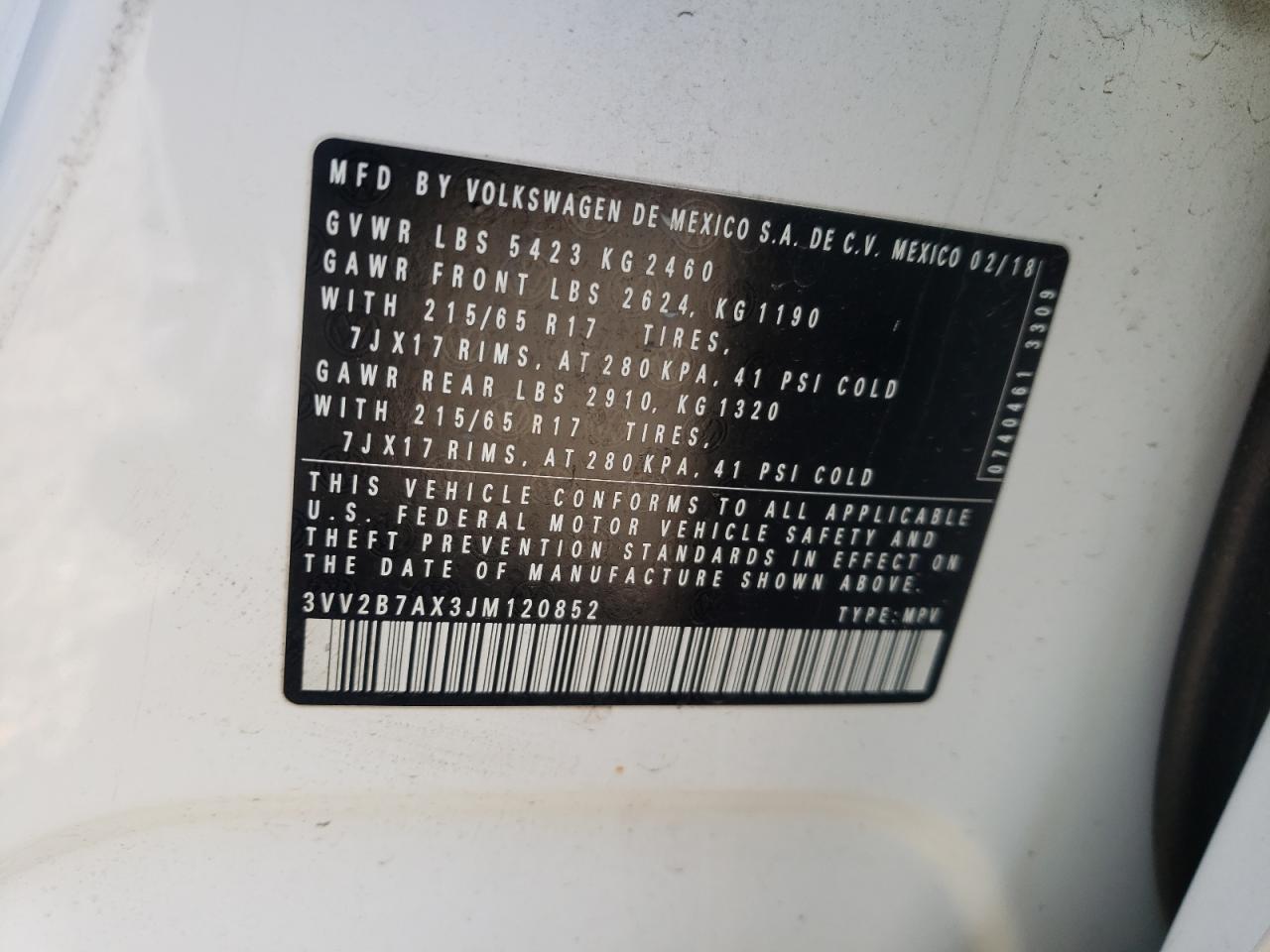 VOLKSWAGEN TIGUAN SE