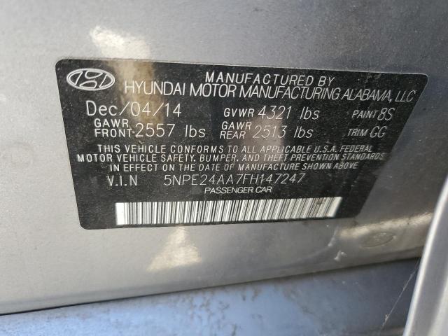 2015 HYUNDAI SONATA ECO #3284731551