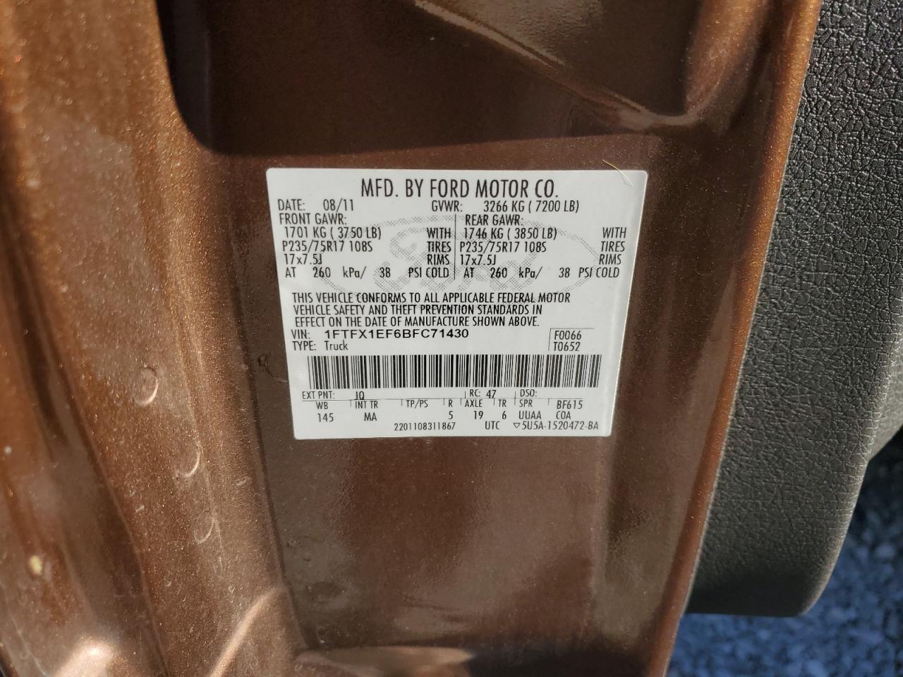 FORD F-150 SUPER CAB