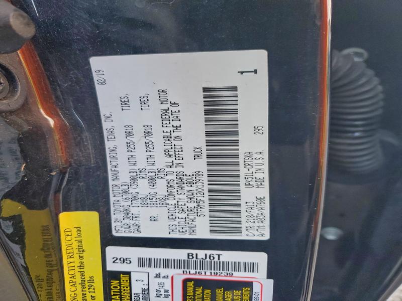 2019 TOYOTA TUNDRA DOU #3304613436