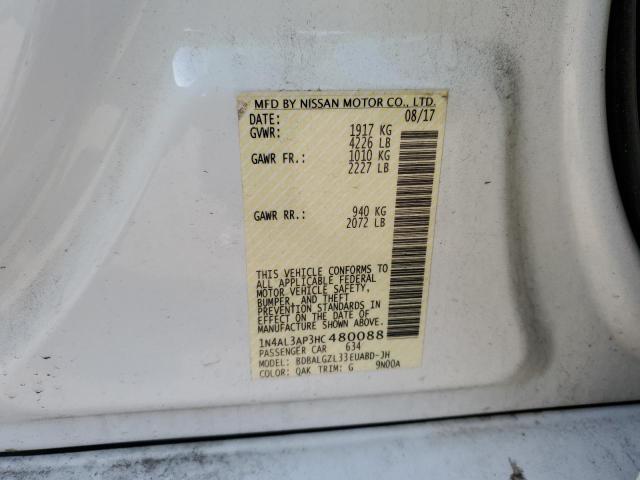 2017 NISSAN ALTIMA #3291200008