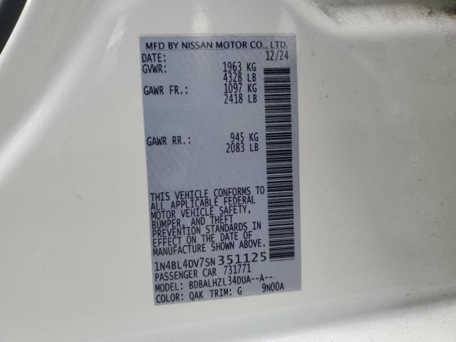 2025 NISSAN ALTIMA SV #3304055492