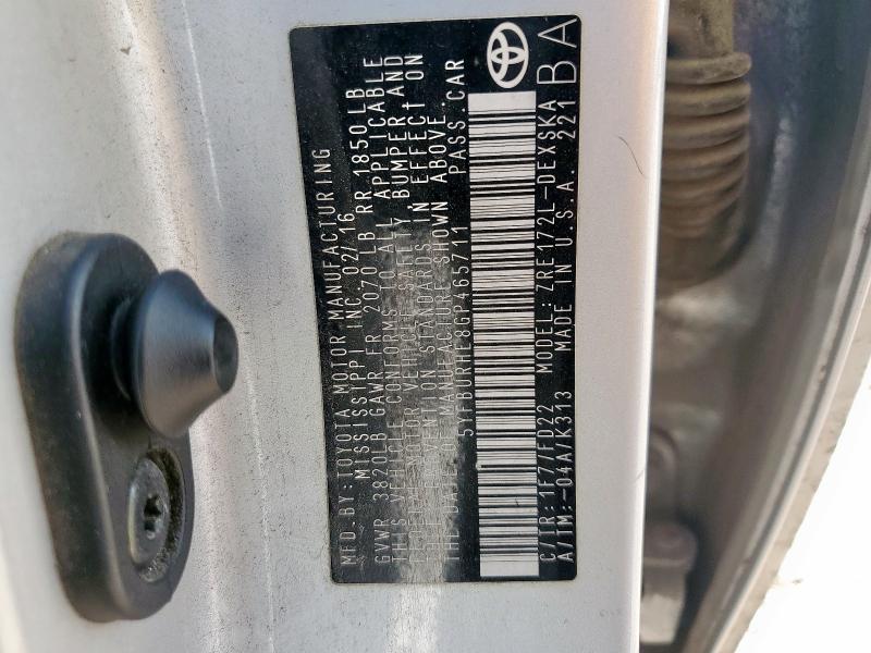 2016 TOYOTA COROLLA L - 5YFBURHE8GP465711