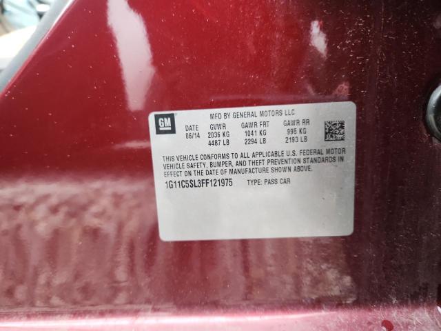 2015 CHEVROLET MALIBU 1LT #3303854545