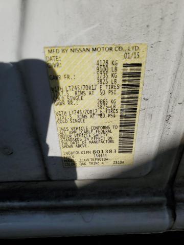 2015 NISSAN NV 2500 #3287683015