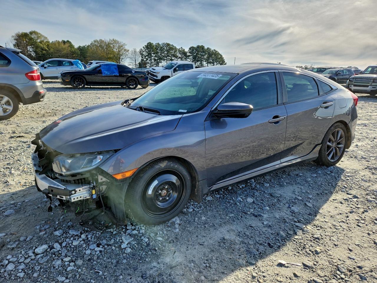 Lot #3302706096 2019 HONDA CIVIC EX