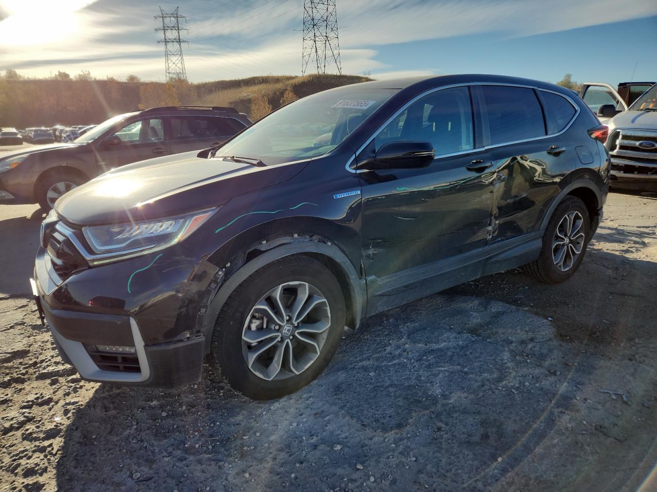 Lot #3294855775 2021 HONDA CR-V EX