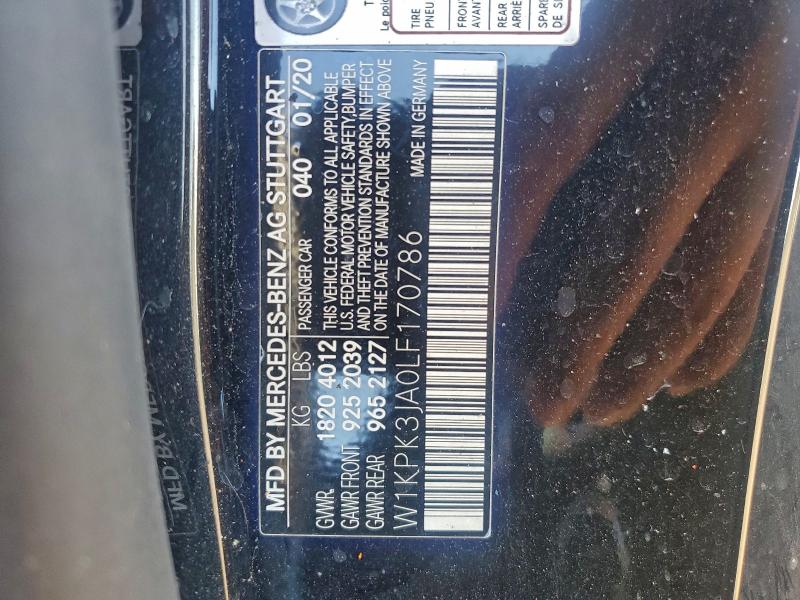 2020 MERCEDES-BENZ SLC 300 #3304772904