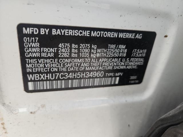 2017 BMW X1 SDRIVE2 #3309585562