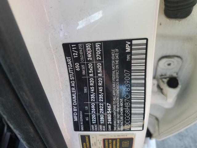 2012 MERCEDES-BENZ GLK 350 4M #3287900263