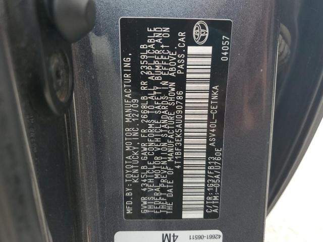 2010 TOYOTA CAMRY BASE #3297910797