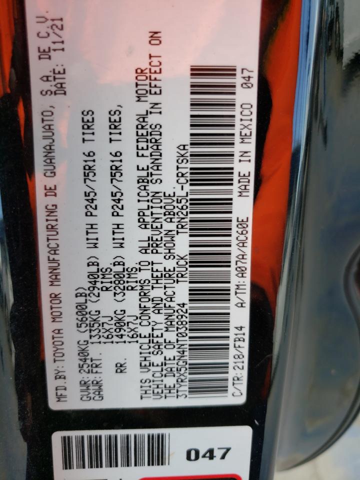 TOYOTA TACOMA ACCESS CAB