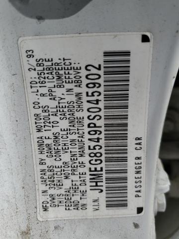 1993 HONDA CIVIC DX #3296220419