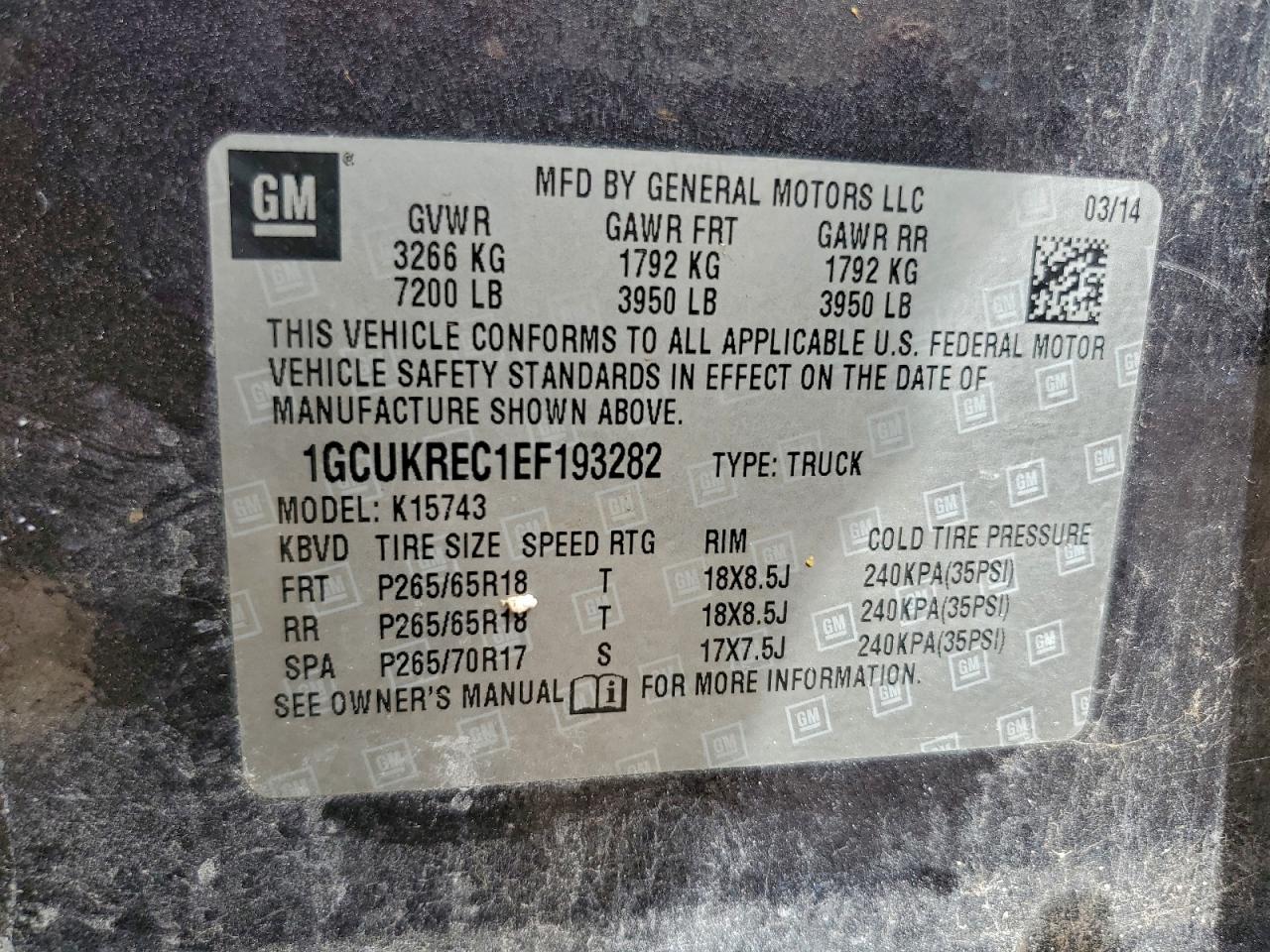 CHEVROLET SILVERADO K1500 LT