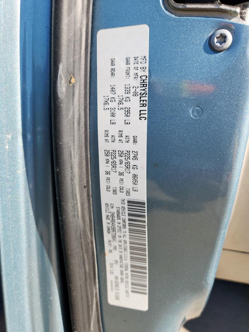 2008 CHRYSLER TOWN & COU #3280431145