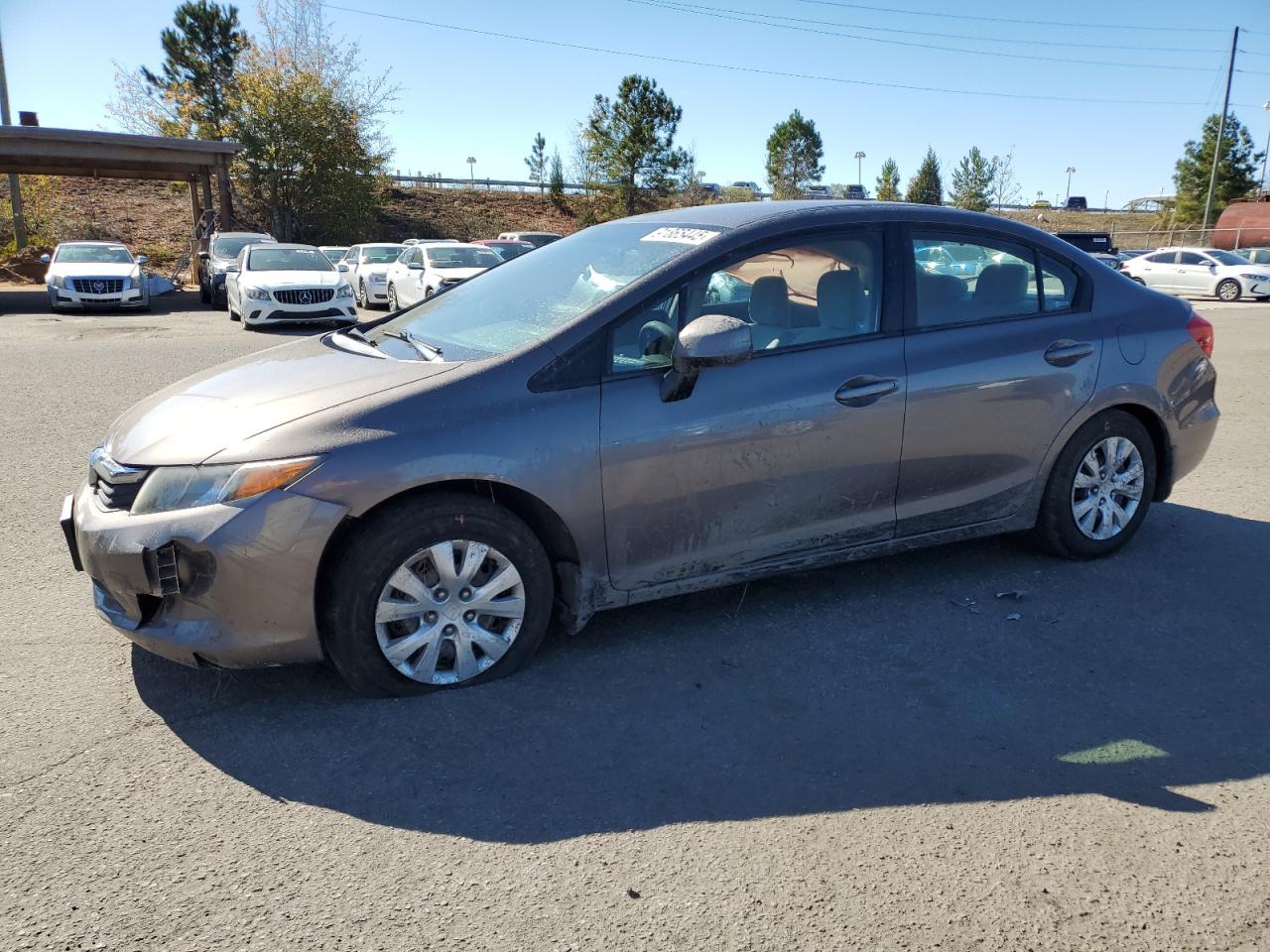 Lot #3291354145 2012 HONDA CIVIC LX