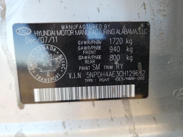 2012 HYUNDAI ELANTRA GL - 5NPDH4AE3CH129692