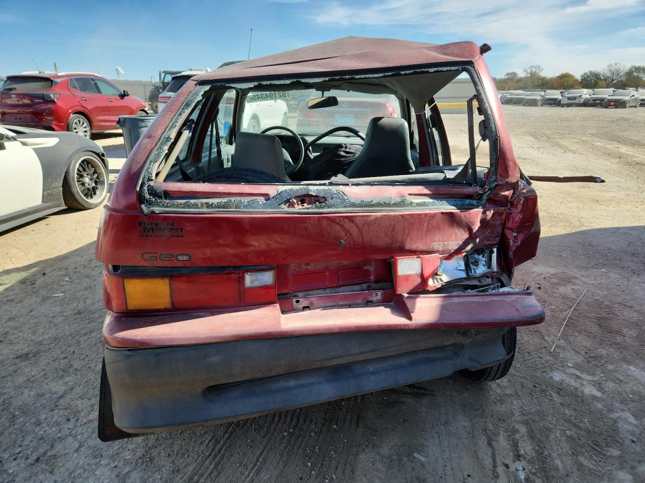 Lot #3306468201 1991 GEO METRO BASE