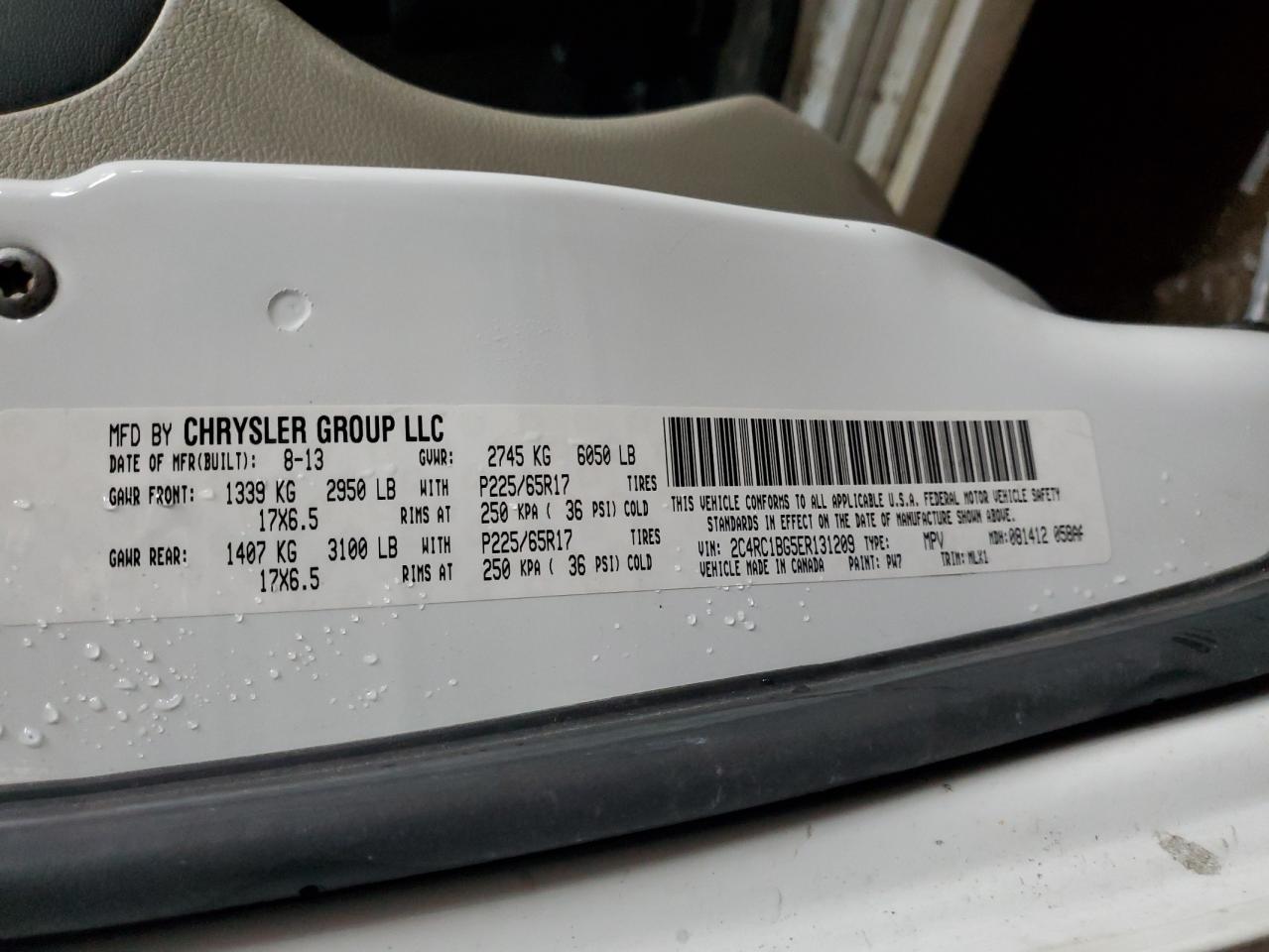 CHRYSLER TOWN & COUNTRY TOURING