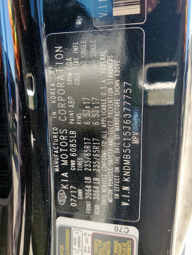 2018 KIA SEDONA LX #3303069799