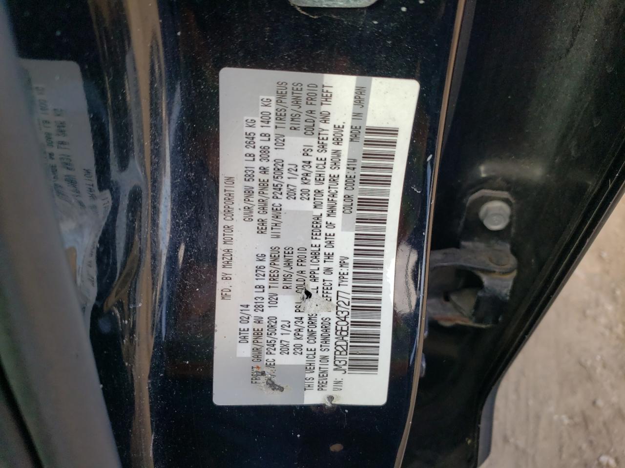 MAZDA CX-9 GRAND TOURING