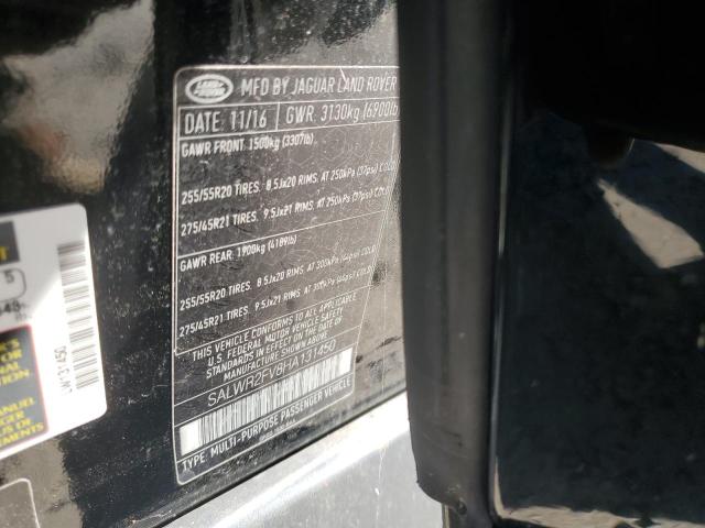 2017 LAND ROVER RANGE ROVE #3281505031