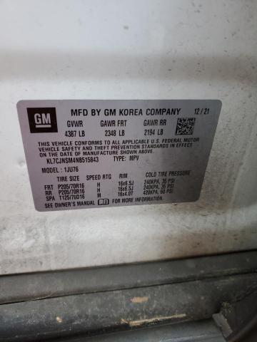 2022 CHEVROLET TRAX LS #3303963707