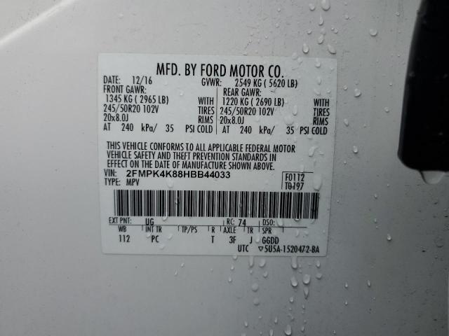 2017 FORD EDGE TITAN #3304739921