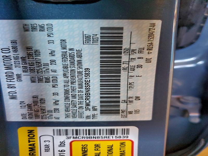 2025 FORD BRONCO SPO #3297067518