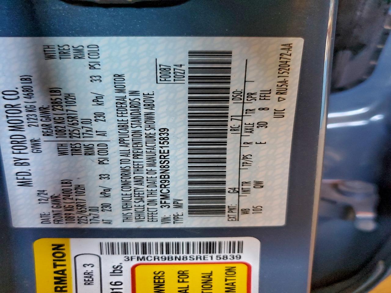 FORD BRONCO SPORT BIG BEND