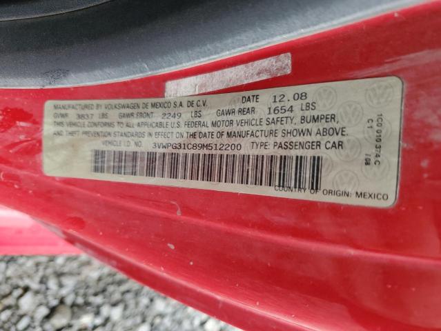 2009 VOLKSWAGEN NEW BEETLE #3286880220