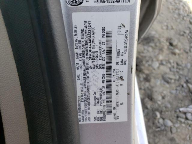 2011 FORD FIESTA S #3291311155