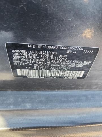 2022 SUBARU WRX PREMIU #3297332767