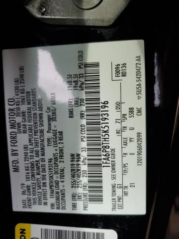 2019 FORD MUSTANG #3301618662