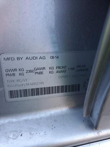 2015 AUDI S4 - WAUFGDFL5FA042145