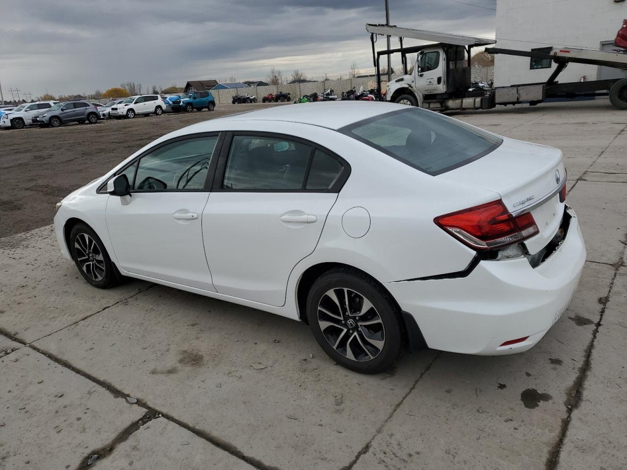 Lot #3304935554 2013 HONDA CIVIC EXL