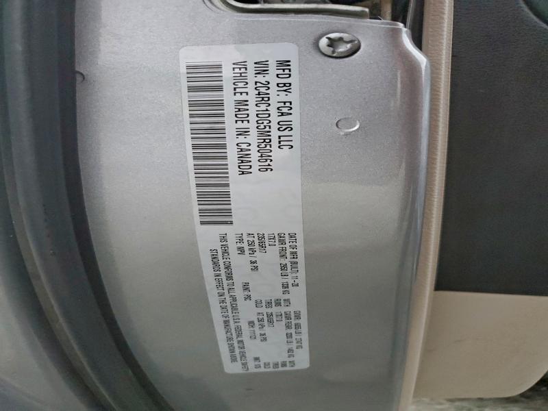 2021 CHRYSLER VOYAGER LX #3309430004